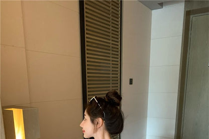 Dress Midi Two-Tone Sleeveless Slim-Fit