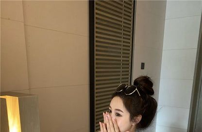 Dress Midi Two-Tone Sleeveless Slim-Fit