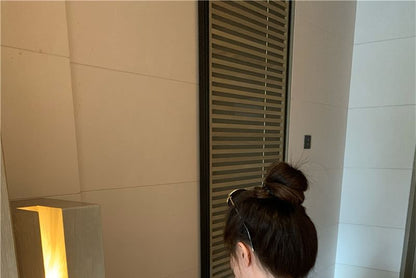 Dress Midi Two-Tone Sleeveless Slim-Fit