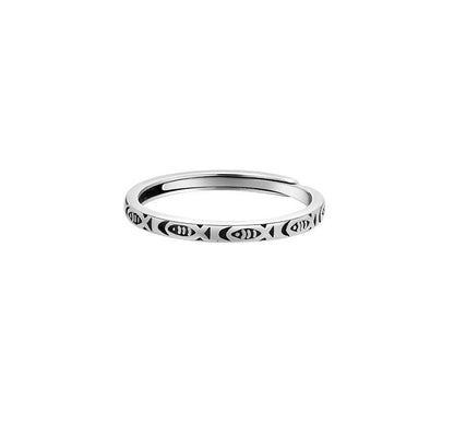 Fish Embossed Ring