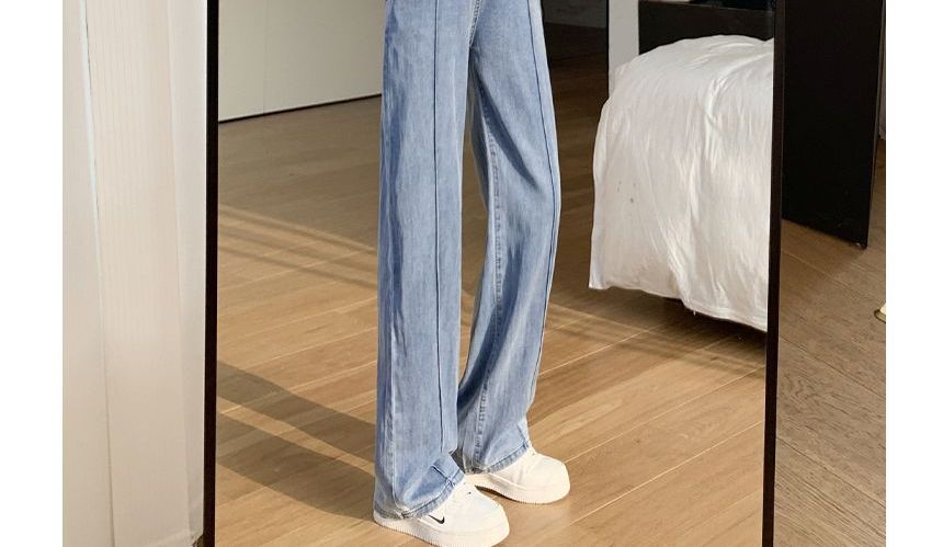 High Rise Straight Leg Jeans