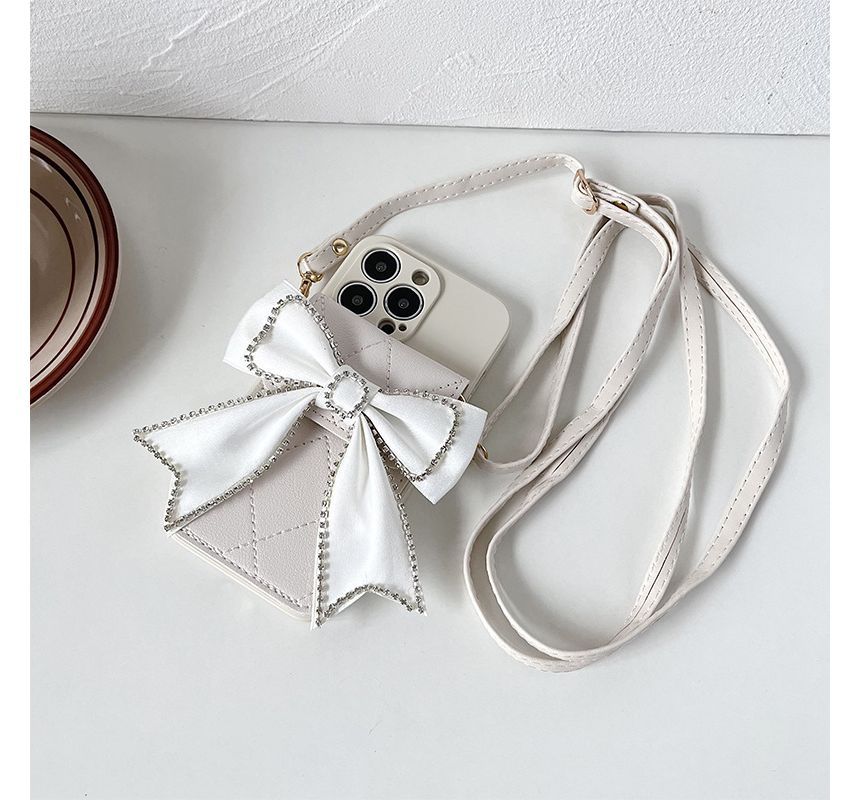 Phone Embellished Card Case Holder