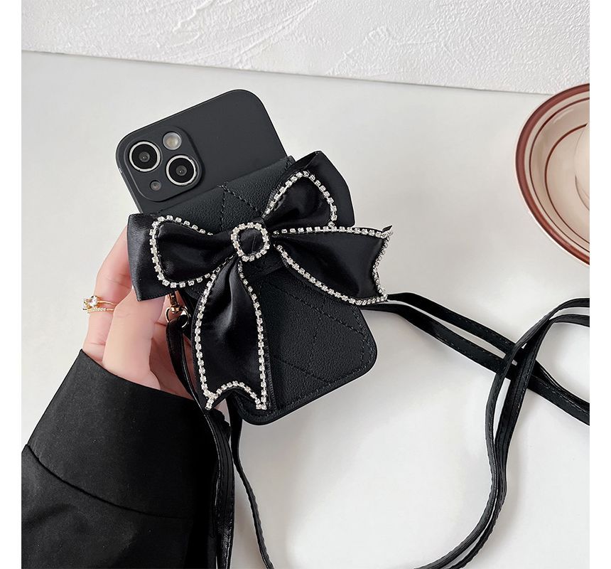Phone Embellished Card Case Holder