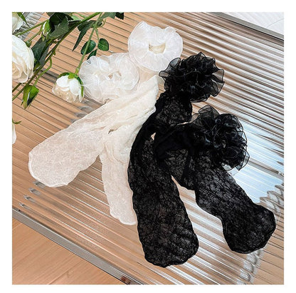 Ruffled Organza Socks