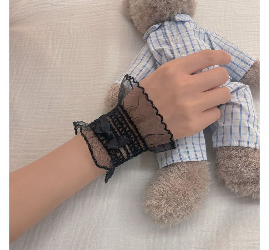 Ribbon Organza Wrist Cuffs