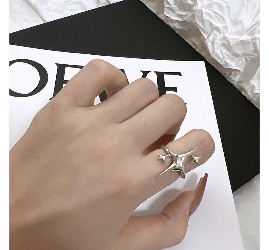 Alloy (various Open designs) Ring Rhinestone