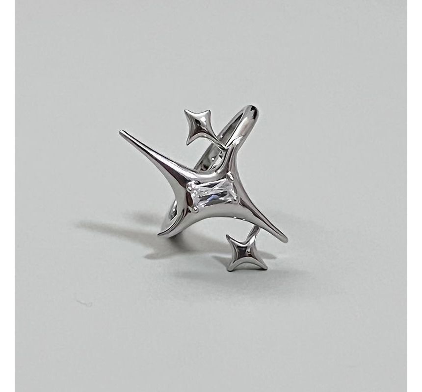 Alloy (various Open designs) Ring Rhinestone