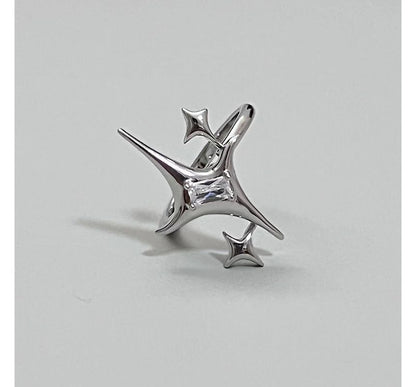 Alloy (various Open designs) Ring Rhinestone