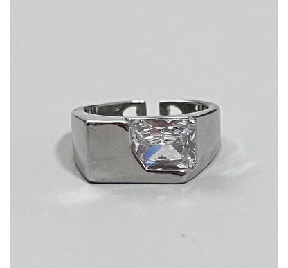 Alloy (various Open designs) Ring Rhinestone