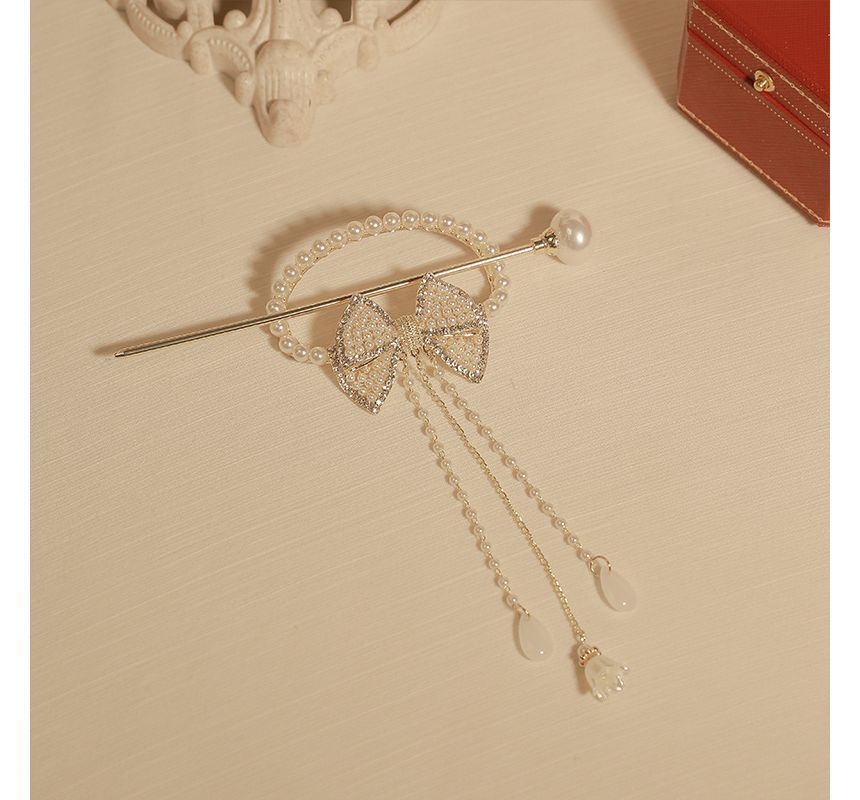 Faux Pearl Alloy Hair Stick (various designs)