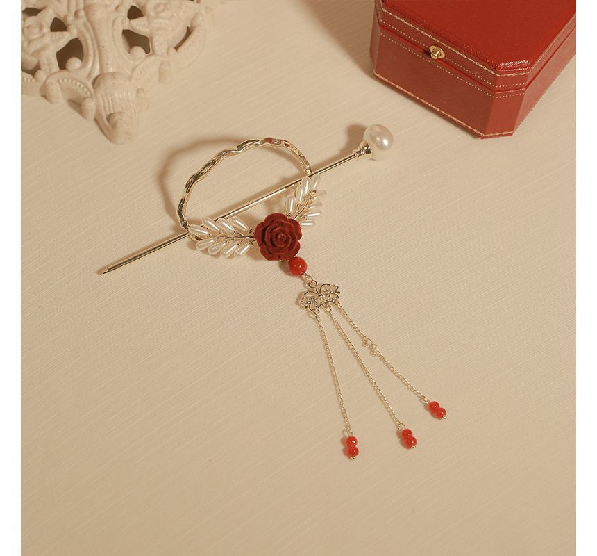 Faux Pearl Alloy Hair Stick (various designs)