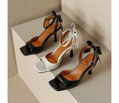 High Heel Plain Sandals