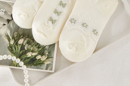 Ensemble de chaussettes basses en jacquard