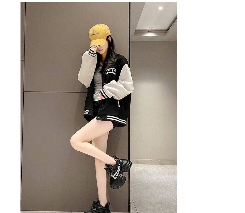 Platform Lace Pearl Lace-Up Pattered Panel Faux Sneakers