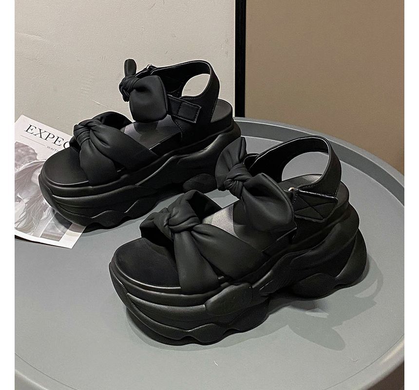 Bow Sandals Platform