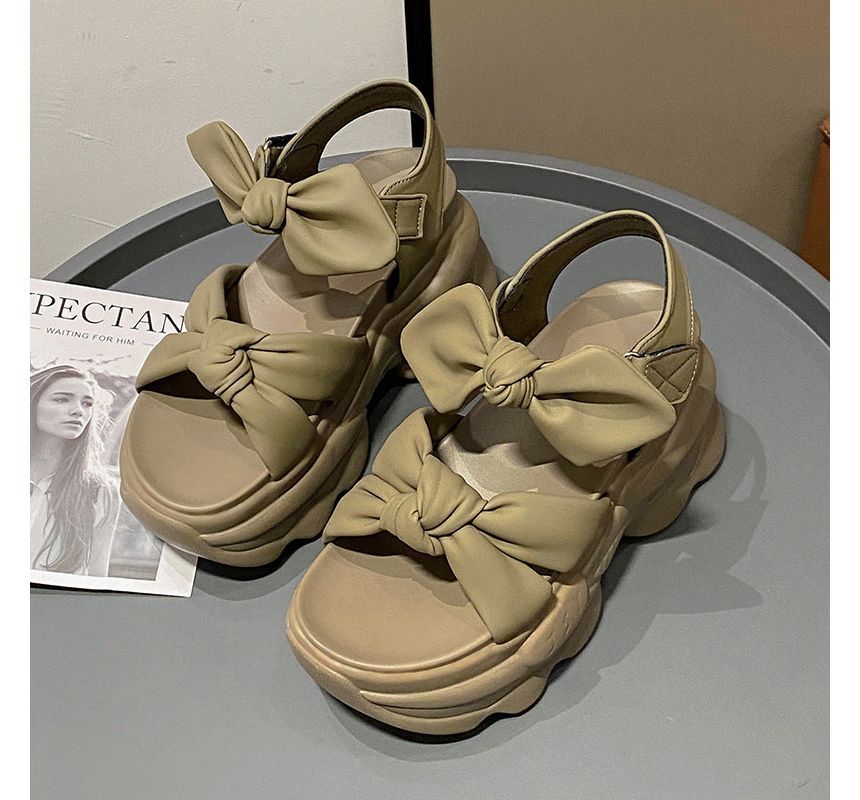 Bow Sandals Platform