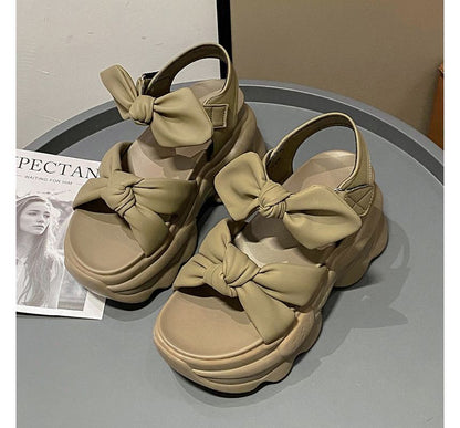 Bow Sandals Platform