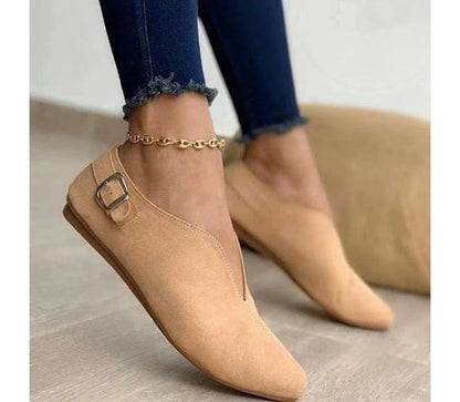 Slip-Ons Strap Chain Flat