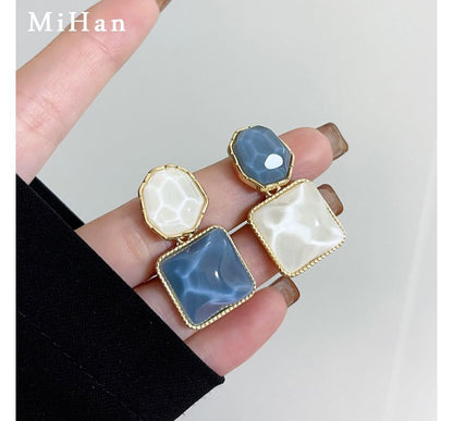 Dangle Earring Alloy Resin