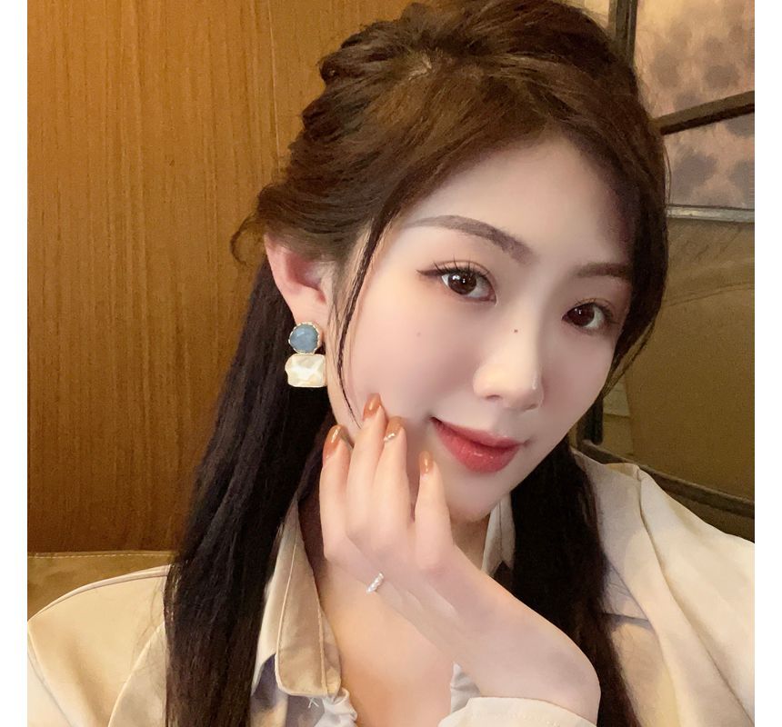 Dangle Earring Alloy Resin