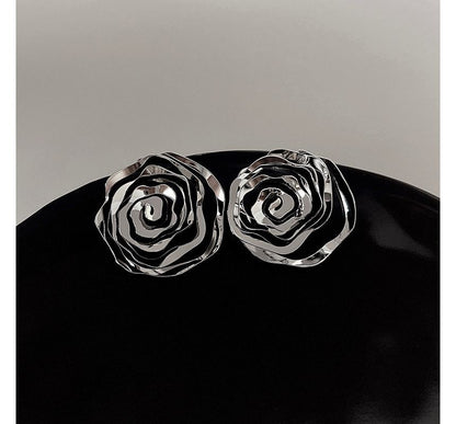 Earring Alloy Rose
