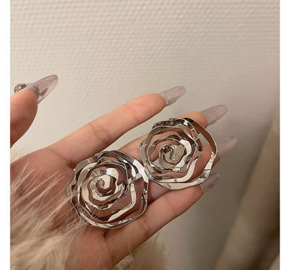 Earring Alloy Rose