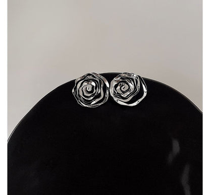 Earring Alloy Rose