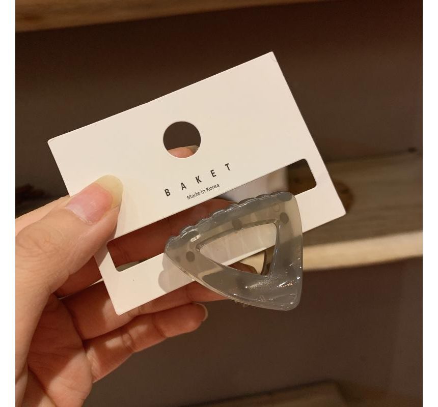 Triangle Acrylic Hair Clamp