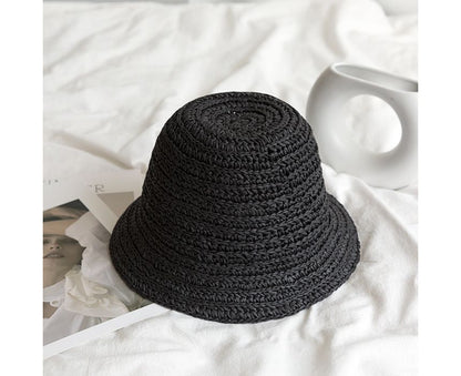 Straw Bucket Hat