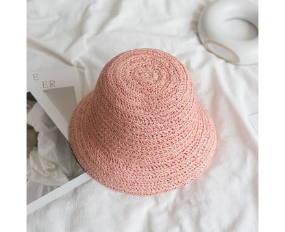 Straw Bucket Hat