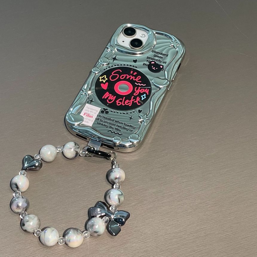 Lettering Print Case Phone