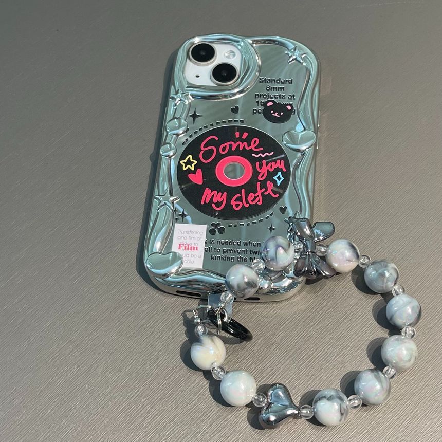 Lettering Print Case Phone