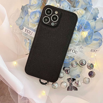 Phone Pearl Chain Bow Case Faux