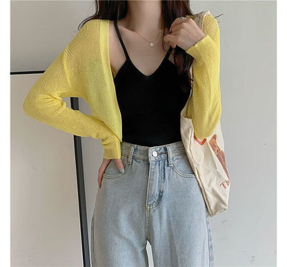 Cardigan Plain Bolero