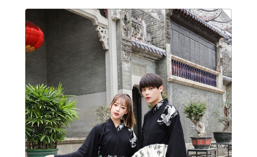 Couple Matching Traditional Chinese Embroidered Jacket / Top / Skirt / Set