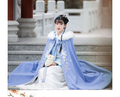 Traditional Chinese Fluffy Cape / Long