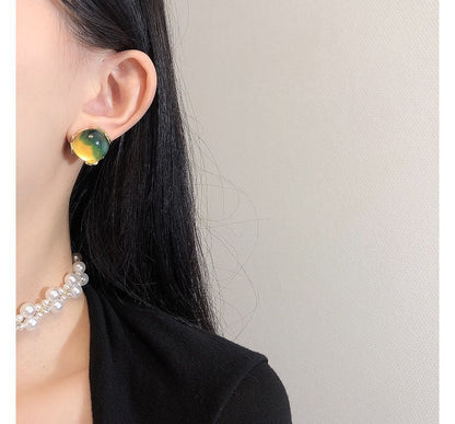 Gemstone Pearl Alloy Choker Faux