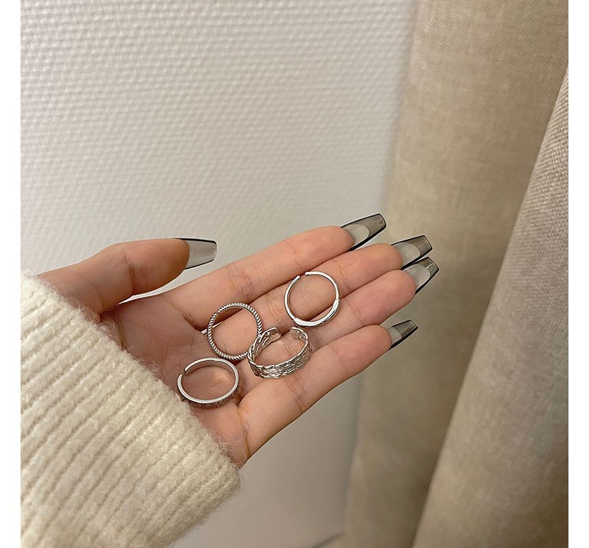 Alloy Set of Ring 4: (various Open designs)