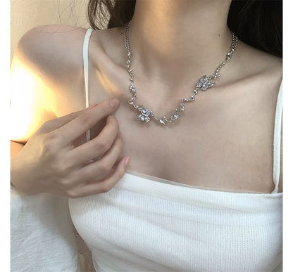 Choker Alloy Butterfly