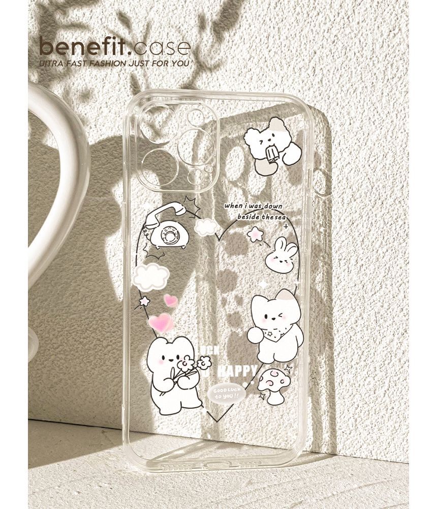Phone Rabbit Case Transparent