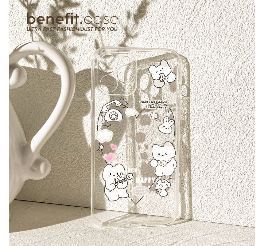 Phone Rabbit Case Transparent
