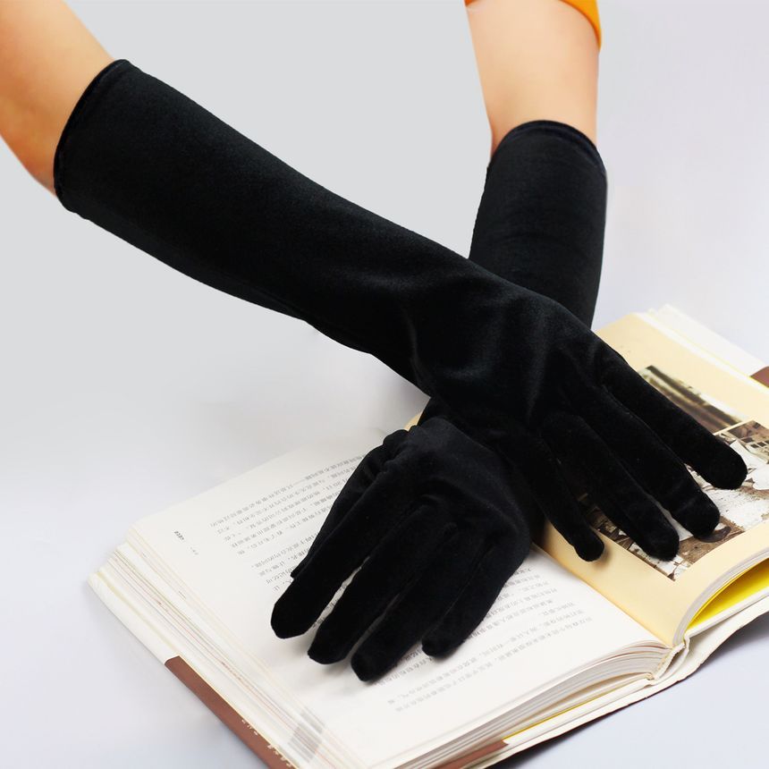 Plain Velvet Gloves