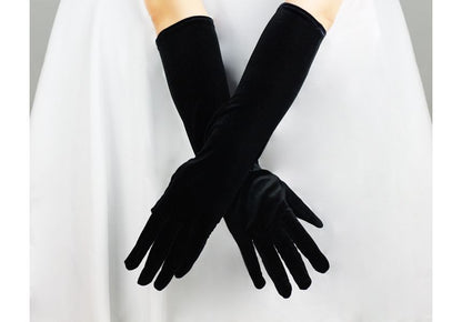 Plain Velvet Gloves