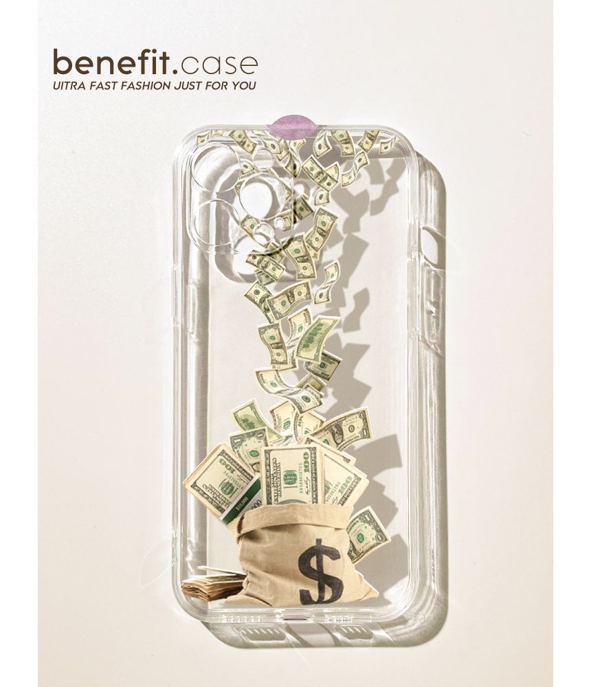 Money Transparent Phone Case Bag