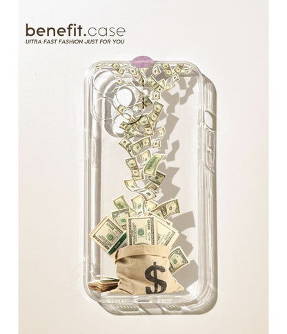 Money Transparent Phone Case Bag