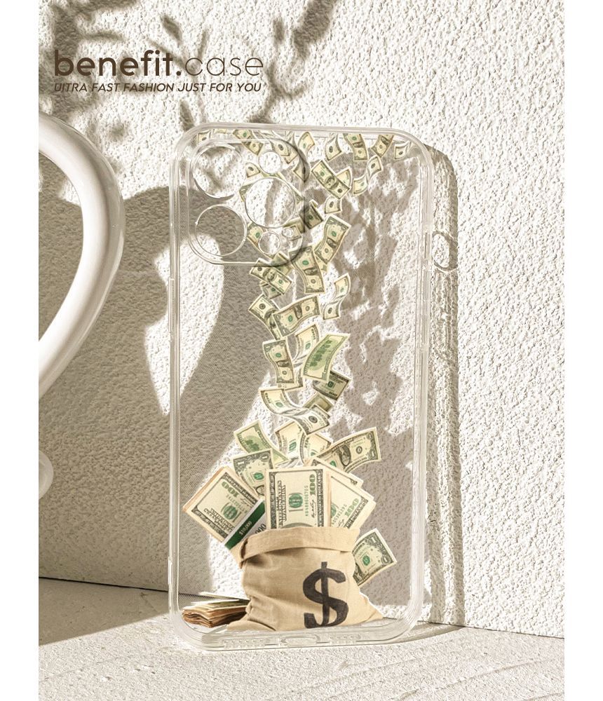 Money Transparent Phone Case Bag