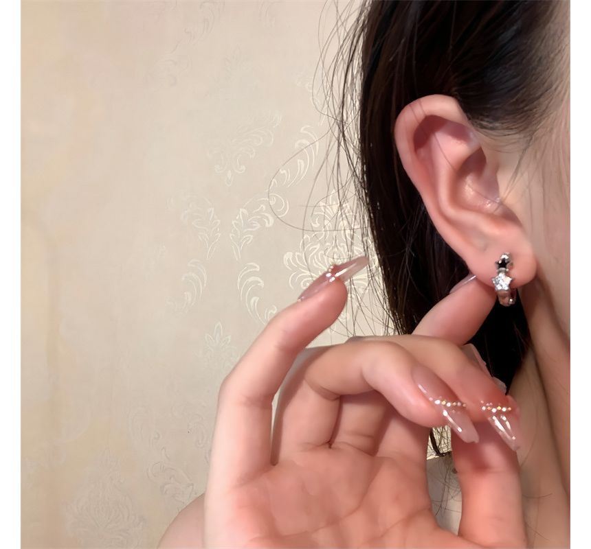 of Earring Glaze designs) Star (various Set Alloy 3: