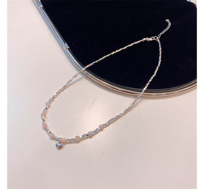 Gemstone Alloy Faux Choker