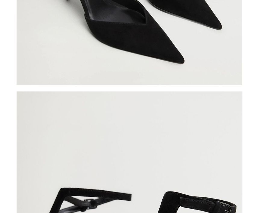 Plain Pumps High-Heel Pointed D'Orsay