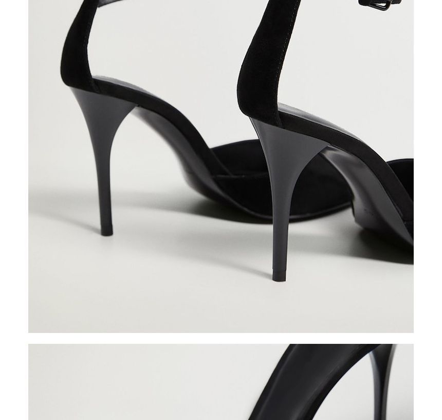 Plain Pumps High-Heel Pointed D'Orsay